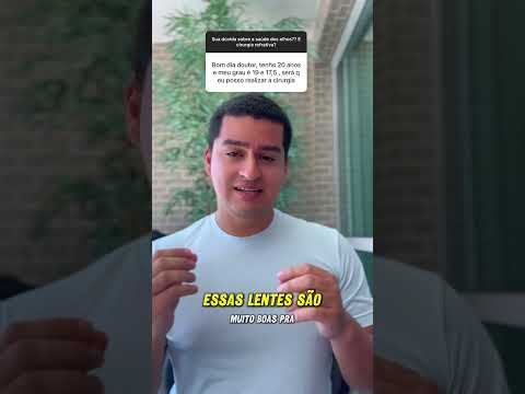É possível corrigir 19 graus de miopia com cirurgia? #oftalmologia #cirurgiarefrativa #miopia