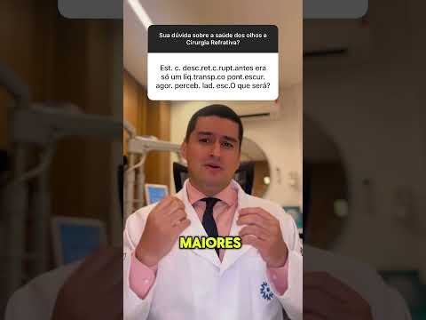 Mancha escura na visão aumentando de tamanho? #descolamentoderetina #retina #moscasvolantes #olhos