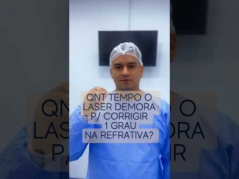 Quanto tempo será a duração do laser na sua cirurgia refrativa ? #cirurgiarefrativa #miopia