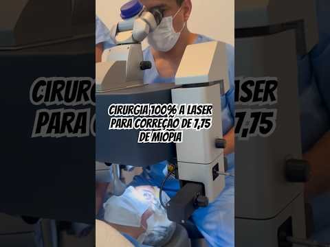 Cirurgia Refrativa 100% a Laser modalidade PRK #cirurgiarefrativa #miopia #astigmatismo