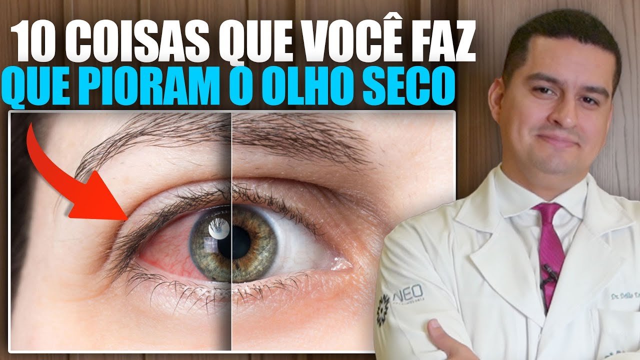 10 Coisas Que Você Faz Que Piorem o Seu Olho Seco