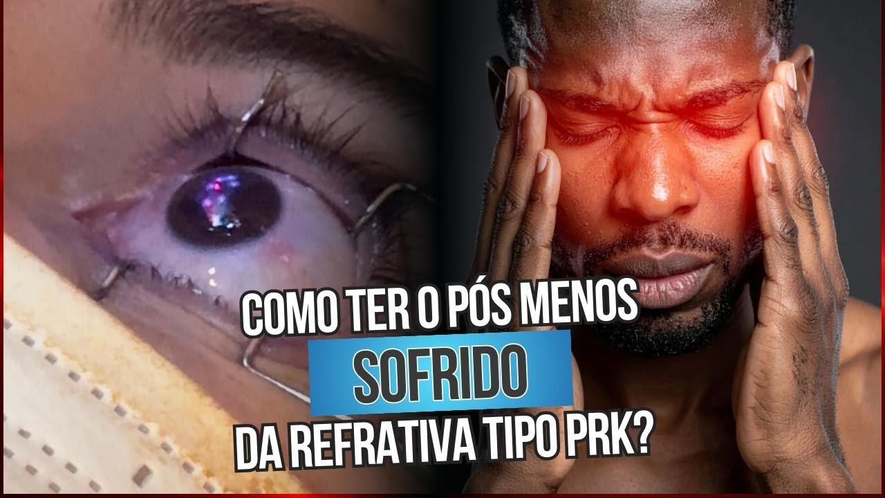 Como ter uma recuperação menos dolorosa após a cirurgia PRK